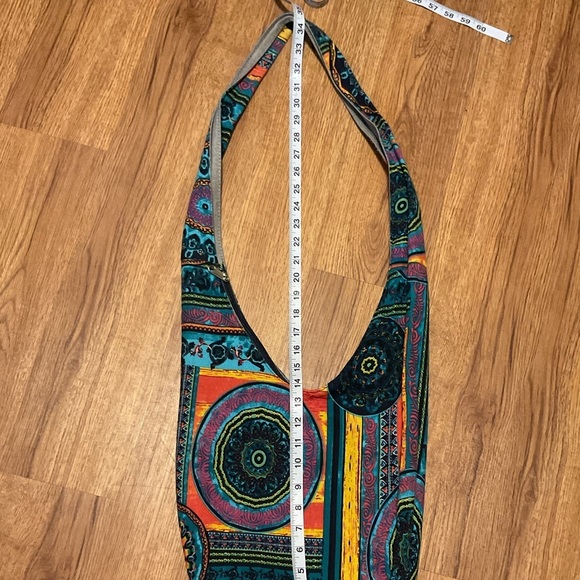 Boho Colorful Patterned Women's Bag Ethnic crossbody Cotton - Picture 6 of 6